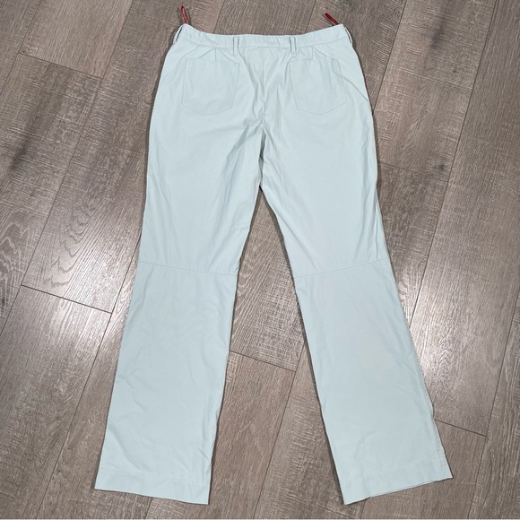 PRADA Women Trousers Pants Size 42 Fits 8 US light Blue made in Italy - Picture 9 of 11